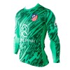 Conjunto (Camiseta+Pantalón Corto) Portero Manga Larga Atlético Madrid Segunda Equipación 2024-25 - Niño